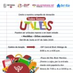 Invitan DIF-Reynosa y Voluntariado a participar en la Campaña “Todos Somos Útiles