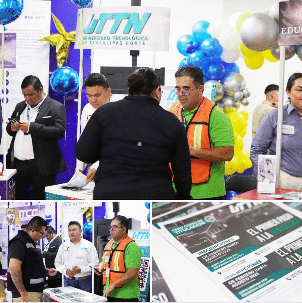 Presenta UTTN su oferta educativa en feria organizada por maquiladora