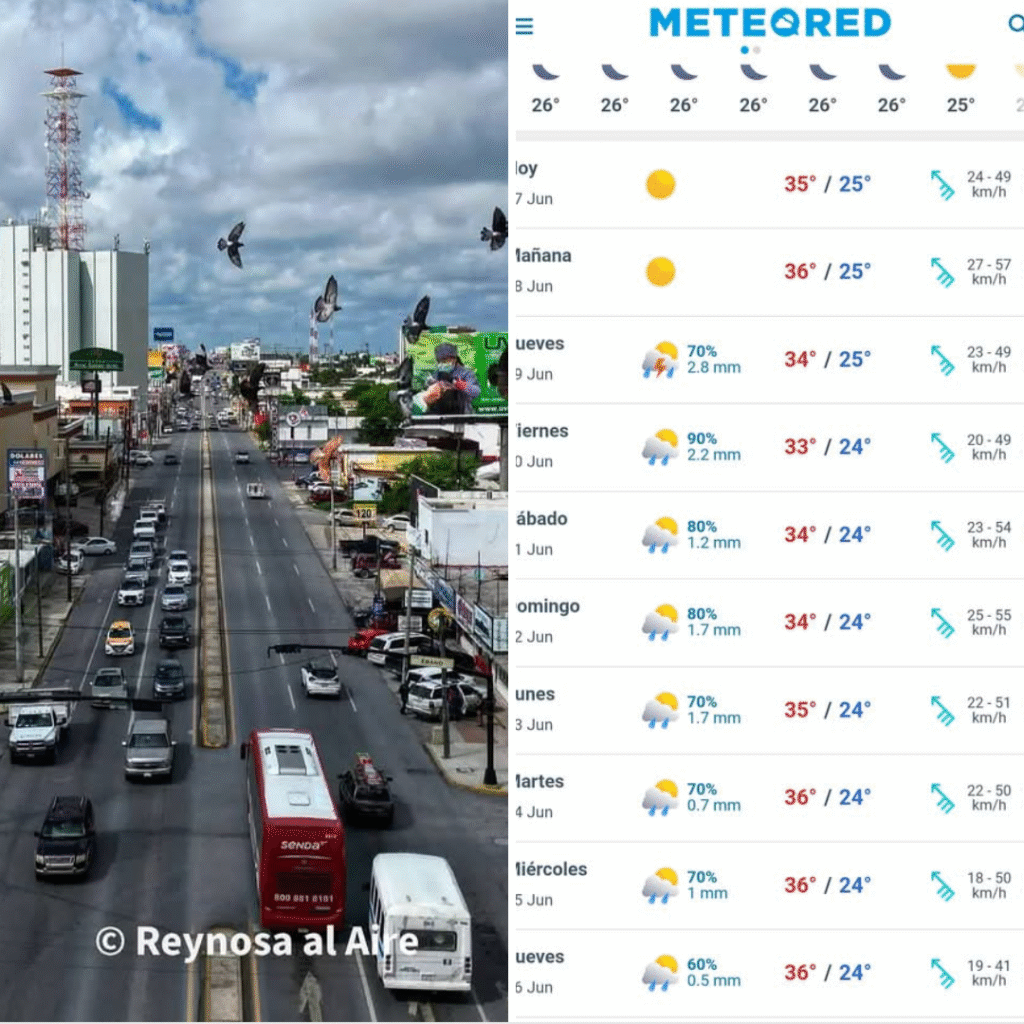 Pronostican toda una semana de lluvias
