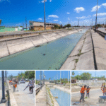 Constató Carlos Peña Ortiz óptimo resultado en mantenimiento de drenes en Reynosa