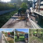 Sanea Gobierno de Reynosa dren y calichera en Balcones de Alcalá