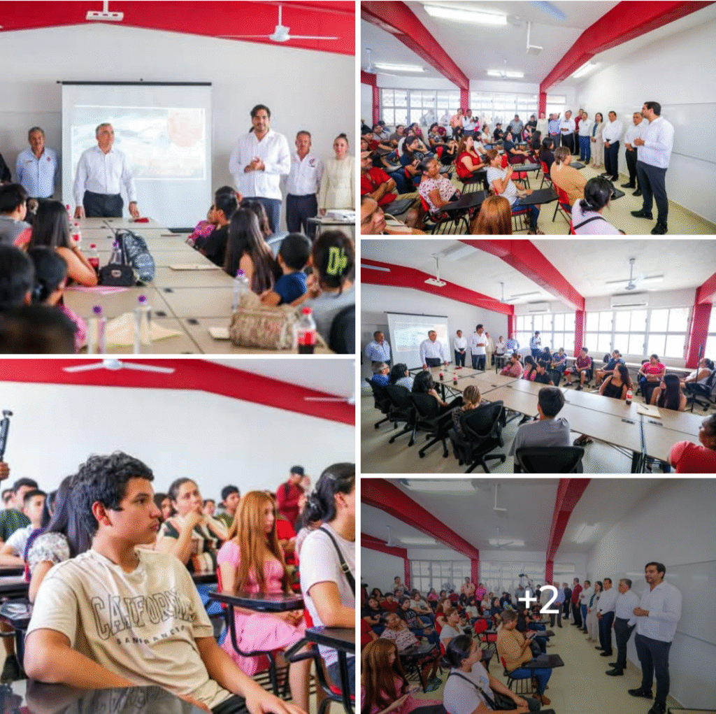 Supervisaron Alcalde Carlos Peña Ortiz y Director Nacional de DGETI Rolando de Jesús López Saldaña, nuevo CBTIS 302