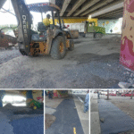 Transforman y embellecen crucero del puente “El Húngaro”