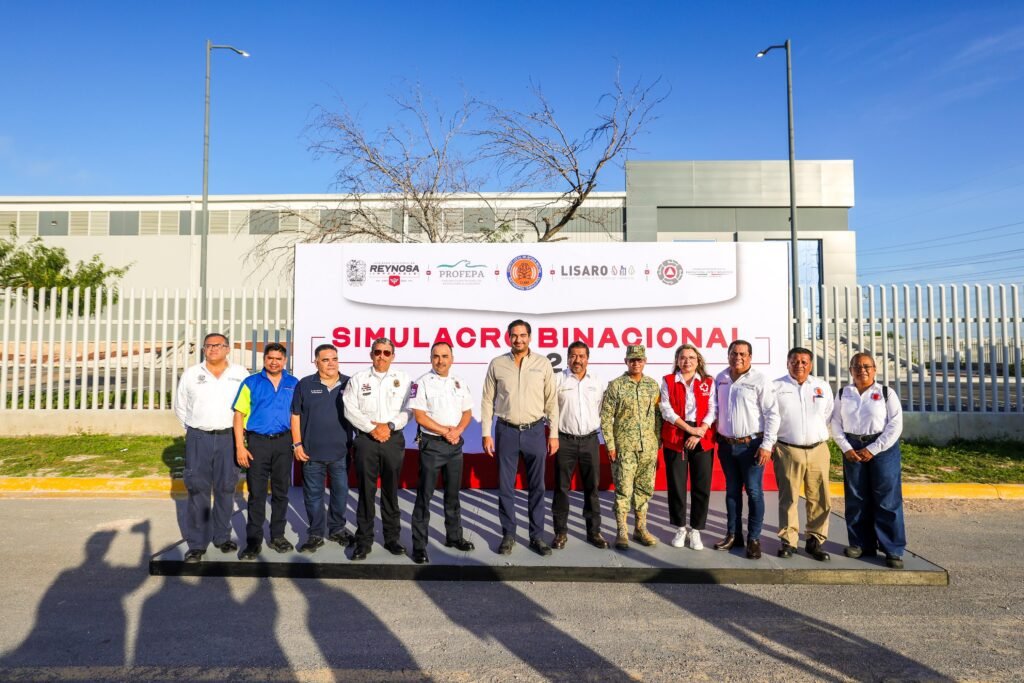 Exitoso ejercicio en Simulacro Binacional DINAPREQ Reynosa-Hidalgo 2025
