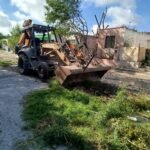 Desarrolla Gobierno de Reynosa labores de saneamiento en Villas de Diamante