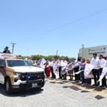 Entregó gobernador de Tamaulipas nuevos vehículos para seguridad pública