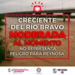 Sin riesgo para Reynosa eventual creciente del Río Bravo