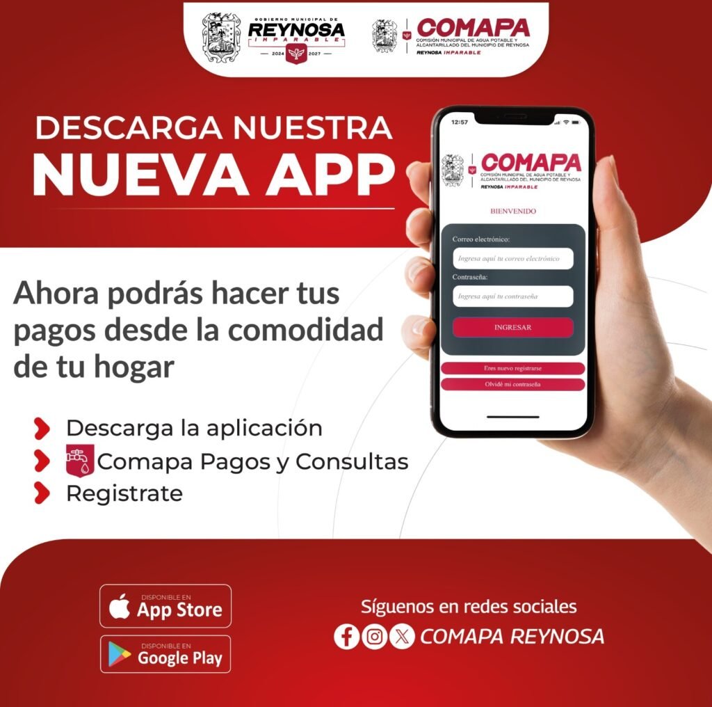 Lanza COMAPA su nueva aplicación móvil para facilitar pagos y consultas