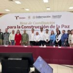 Participaron: Gobernador Américo Villarreal Anaya y Alcalde Carlos Peña Ortiz en Mesa de Construcción de la Paz