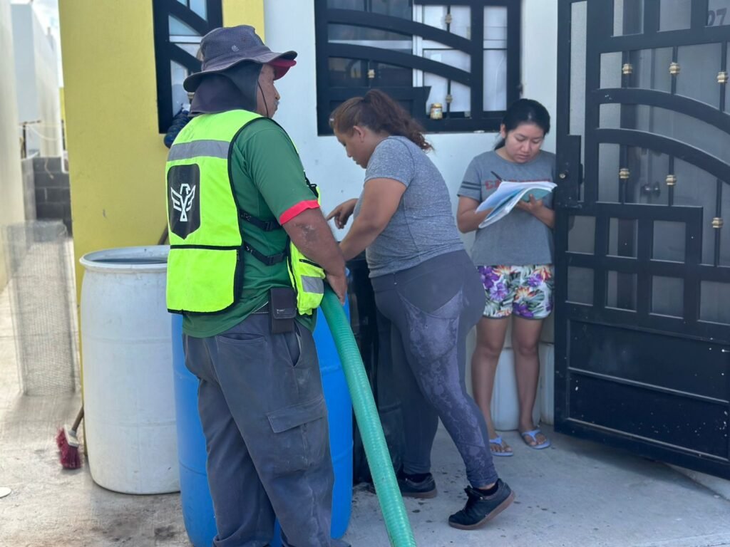 Dotan Gobierno de Reynosa y COMAPA de más agua a colonias