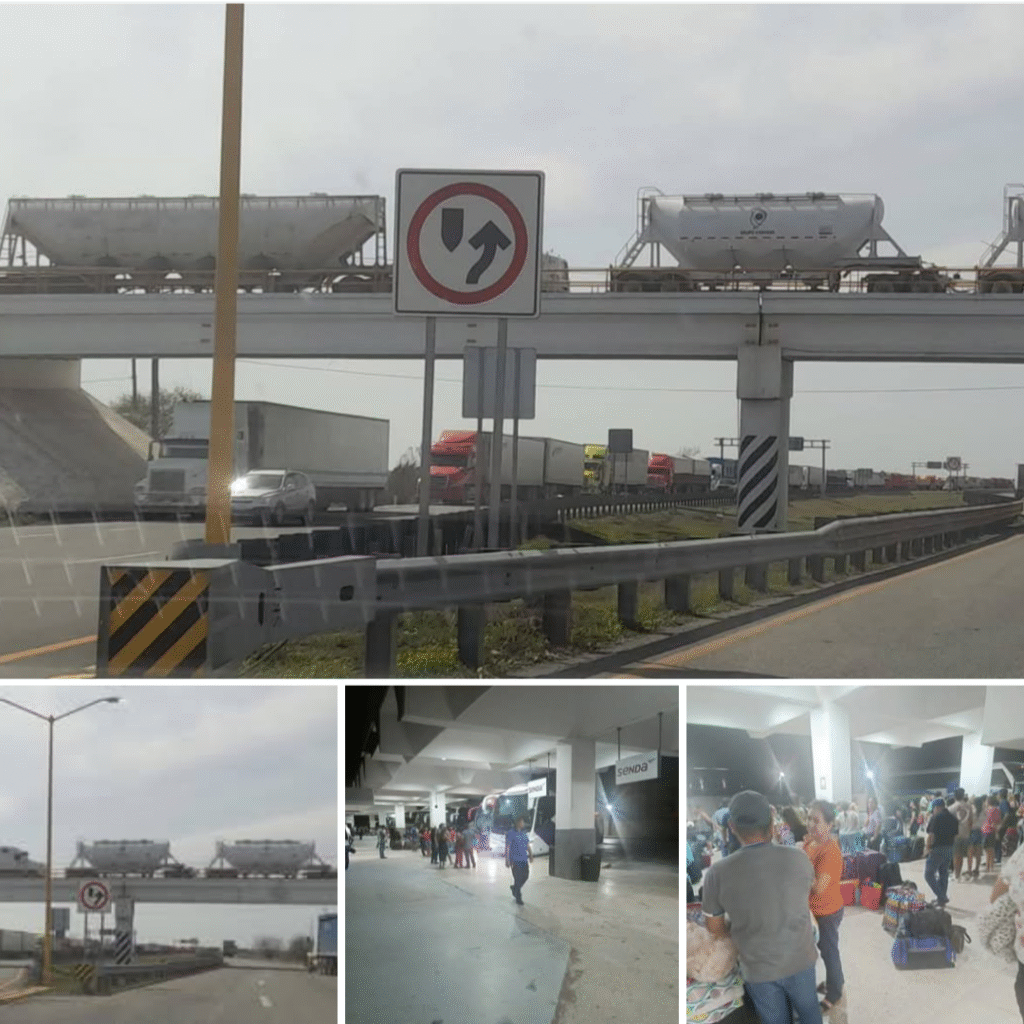 Protesta de campesinos deja varados a miles en carretera Victoria-Reynosa