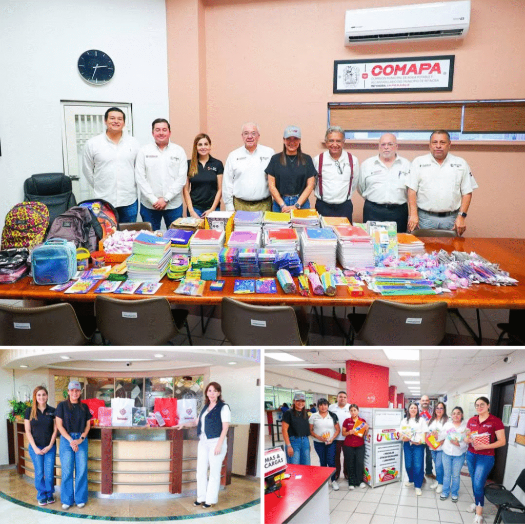 Reconoce DIF-Reynosa apoyo del Hospital Santander y Comapa en campaña “Todos Somos Útiles”