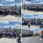 ¡Ni los pelan! Agricultores vuelven a bloquear el puente internacional