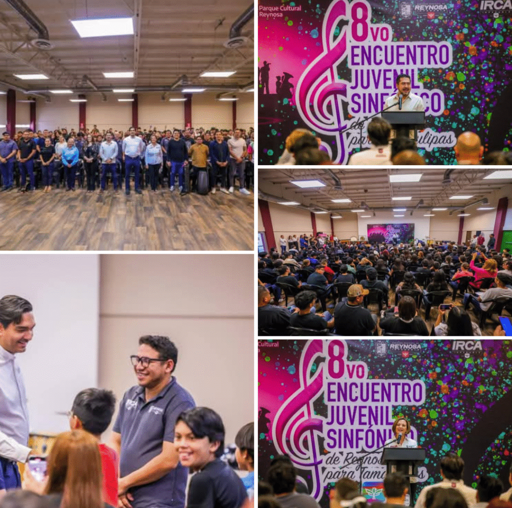 Dio Alcalde Carlos Peña Ortiz inicio al “8vo Encuentro Juvenil Sinfónico de Reynosa para Tamaulipas”