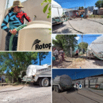 Continúa COMAPA abastecimiento con pipas en colonias con baja presión