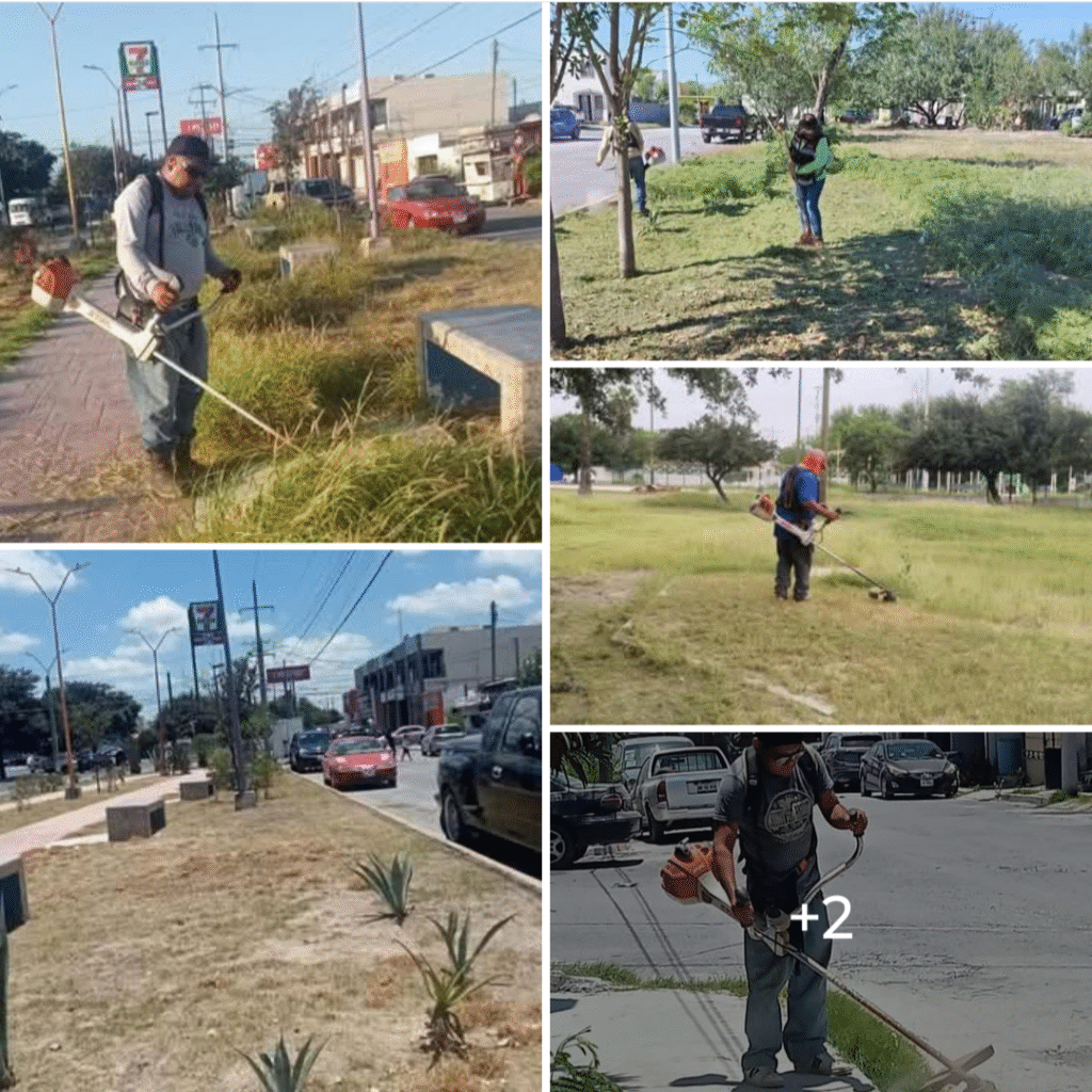 Sanea Gobierno de Carlos Peña Ortiz plazas públicas fomentando convivencia vecinal