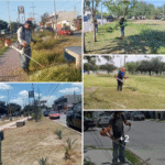 Sanea Gobierno de Carlos Peña Ortiz plazas públicas fomentando convivencia vecinal