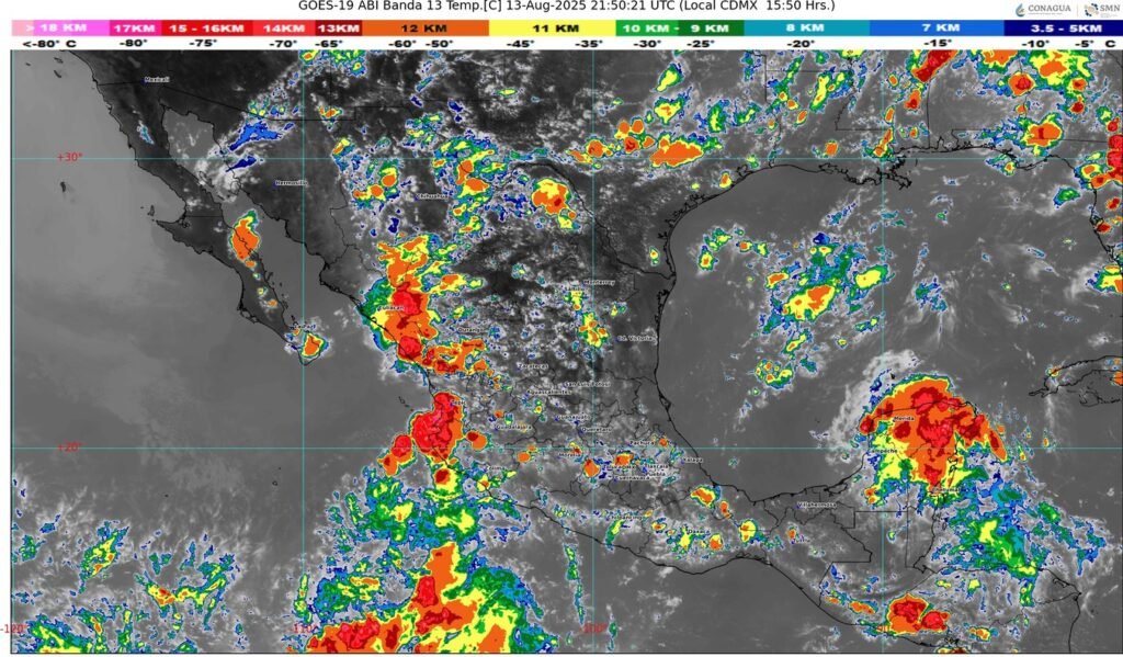Amenaza de tormentas para este fin de semana
