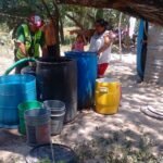 Distribución de agua potable beneficia a pobladores de Reynosa Díaz