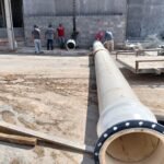 Trabaja COMAPA en reemplazo de tubería de agua potable en colonia Jarachina Norte