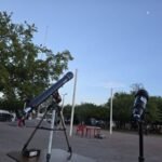 Aficionados a la Astronomía realizaron observación lunar