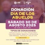 Invita DIF-Reynosa a participar en colecta por el Día de los Abuelos