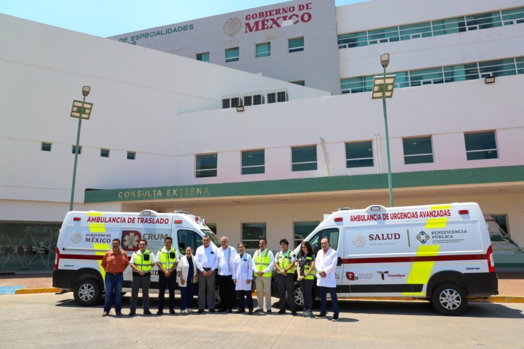 Entregó SST ambulancia al CRUM de la zona sur de Tamaulipas