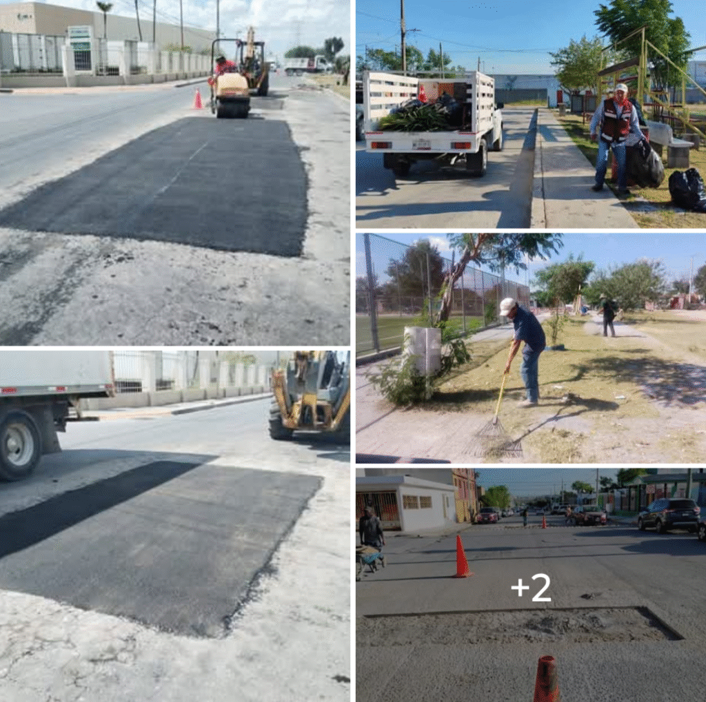Trabaja Municipio de Reynosa en acciones de mantenimiento integral