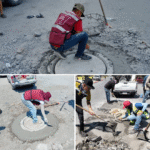 Reemplazó COMAPA brocales en diferentes puntos de la ciudad