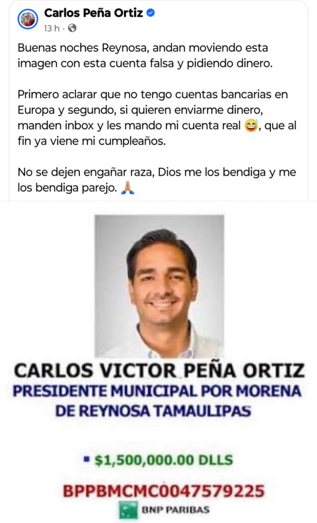 Evidencía Alcalde fraude con cuenta bancaria apócrifa