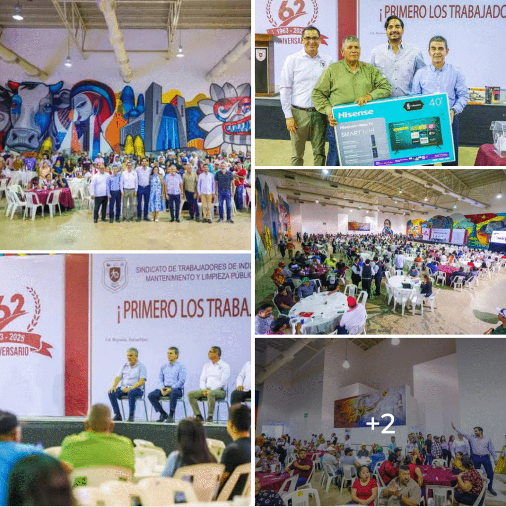 Destacó Alcalde Carlos Peña Ortiz unidad y colaboración entre Sindicato y Gobierno de Reynosa