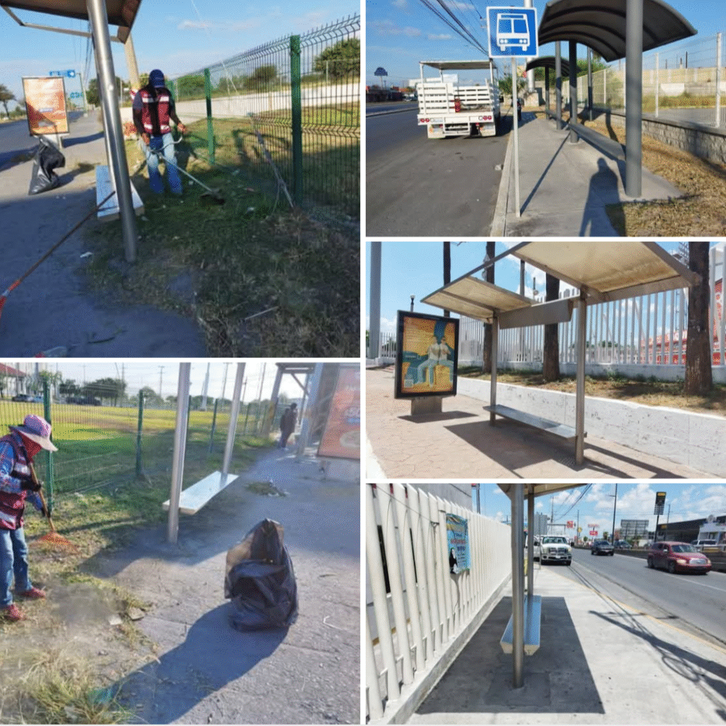 Ofrecen parabusaes mayor comodidad a usuarios del transporte público