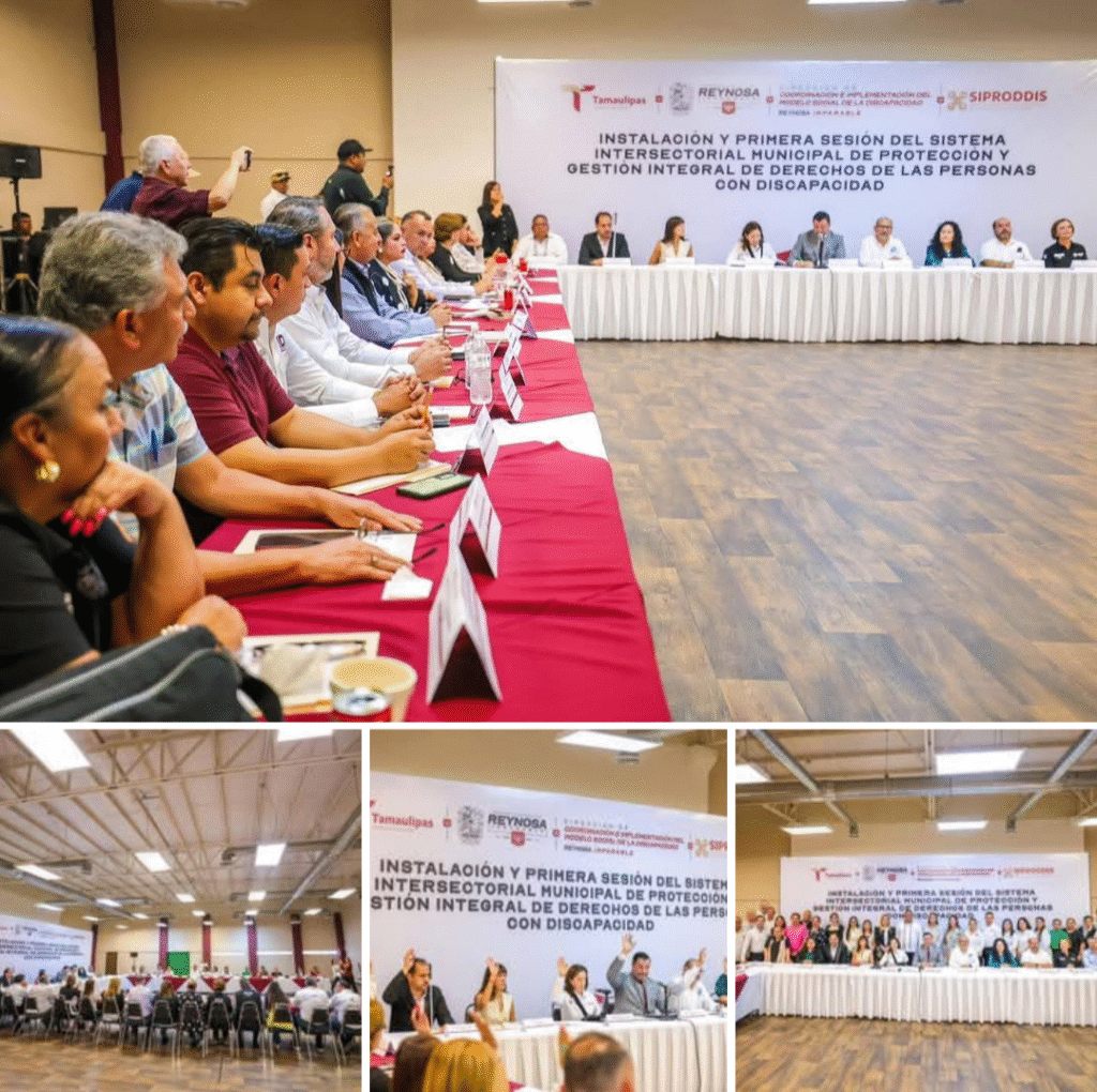 Gobierno de Reynosa sensible e incluyente instaló Sistema Intersectorial Municipal de Protección y Gestión Integral de Derechos de Personas con Discapacidad