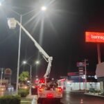 Goberno Municipal mejora a diario el alumbrado público en Reynosa