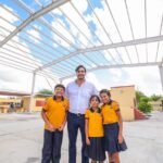 Supervisó Carlos Peña Ortiz obra escolar en Villas de Esmeralda