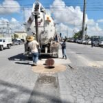 Realizó COMAPA acciones de limpieza y sondeo de drenaje en diversos sectores de la ciudad