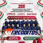 Alegrarán Los Recoditos la noche del 15 de septiembre en Reynosa