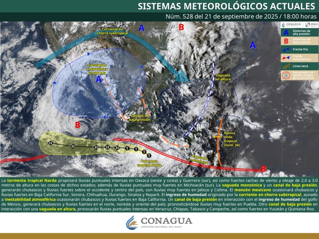 Aumenta posibilidad de lluvia