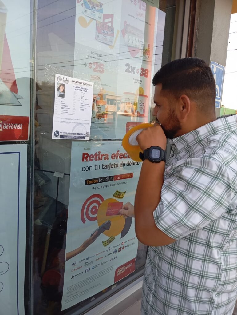 “Peinan” la ciudad en busca de Claudia Fernanda