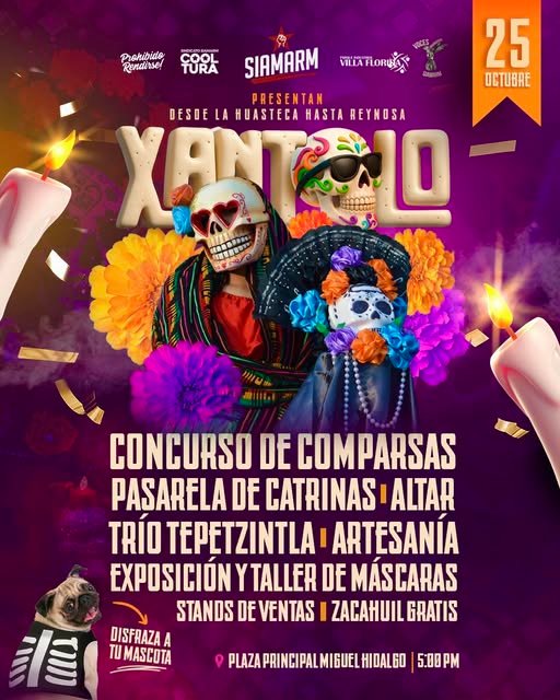 Prepara SIAMARM fiesta del Xantolo en celebración a los muertos