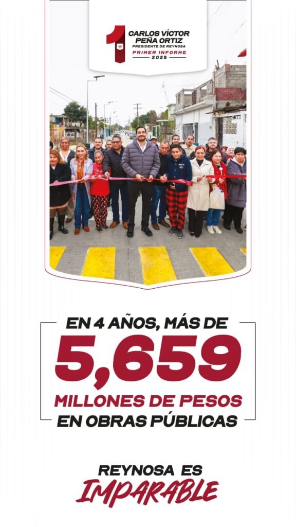 Obras por más de 5,659 MDP hacen a Reynosa una ciudad imparable