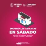 Invita COMAPA a realizar pagos los sábados en sus distintas sucursales