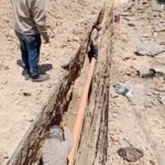 Avanza COMAPA en rehabilitación de drenaje sanitario en colonia Las Cumbres