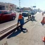 Aviso a los automovilistas por obras en el distribuidor vial Villas de la Joya