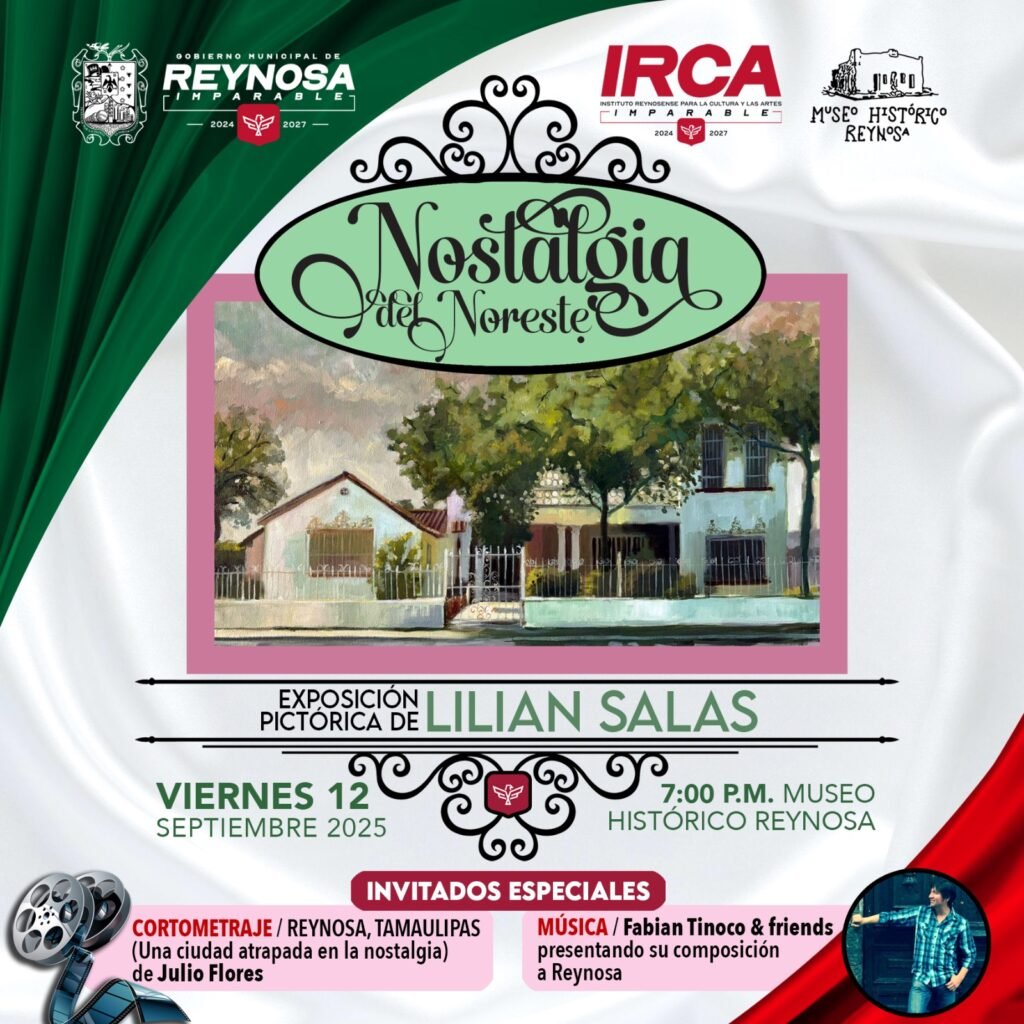 Presenta Gobierno de Carlos Peña Ortiz exposición pictórica sobre la identidad de Reynosa