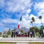 Participó Alcalde Carlos Peña Ortiz con el General Guillermo Arellano Morales en la Ceremonia-Homenaje a los Niños Héroes