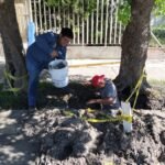 Atendió COMAPA fugas de agua potable en diferentes sectores de la ciudad