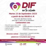 Llevará DIF-Reynosa beneficios gratuitos a la colonia Los Almendros II