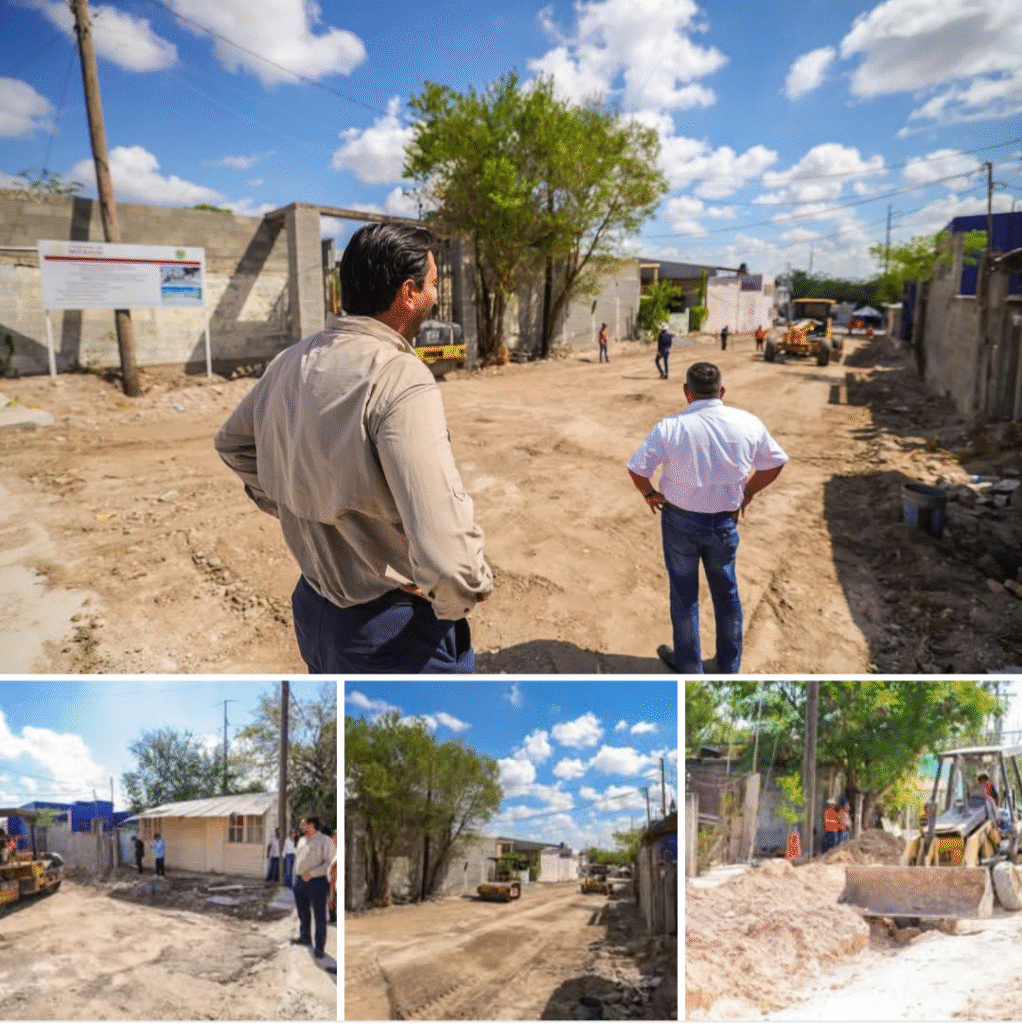 Construye Gobierno de Carlos Peña Ortiz pavimentación hidráulica en la colonia Hidalgo