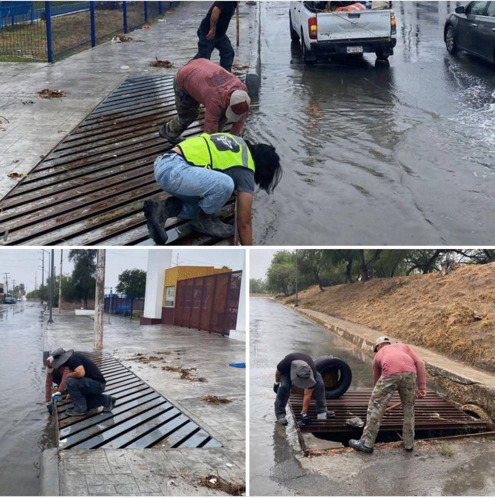 Trabaja COMAPA en mantenimiento de pluviales para prevenir encharcamientos